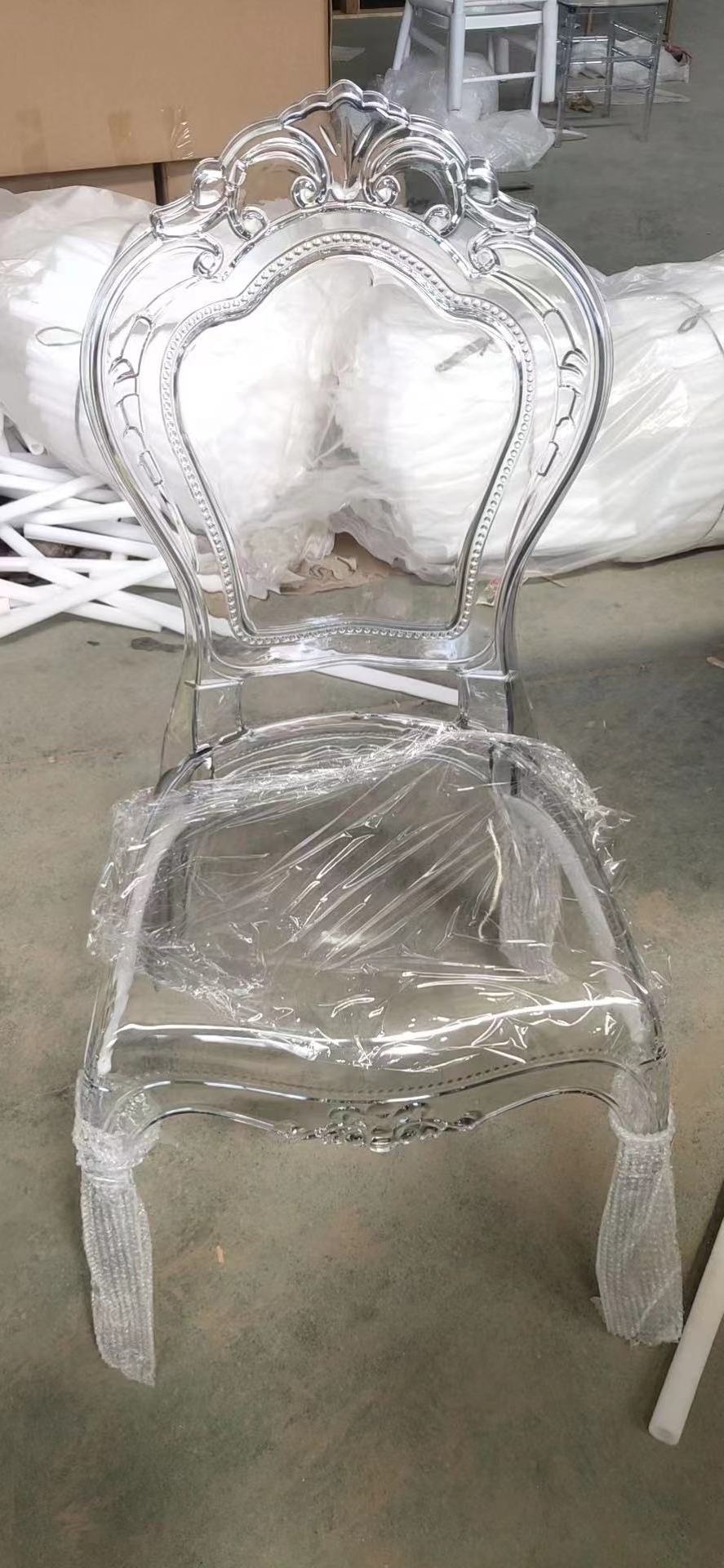 wholesale stacking banquet hall chairs clear acrylic chair for events