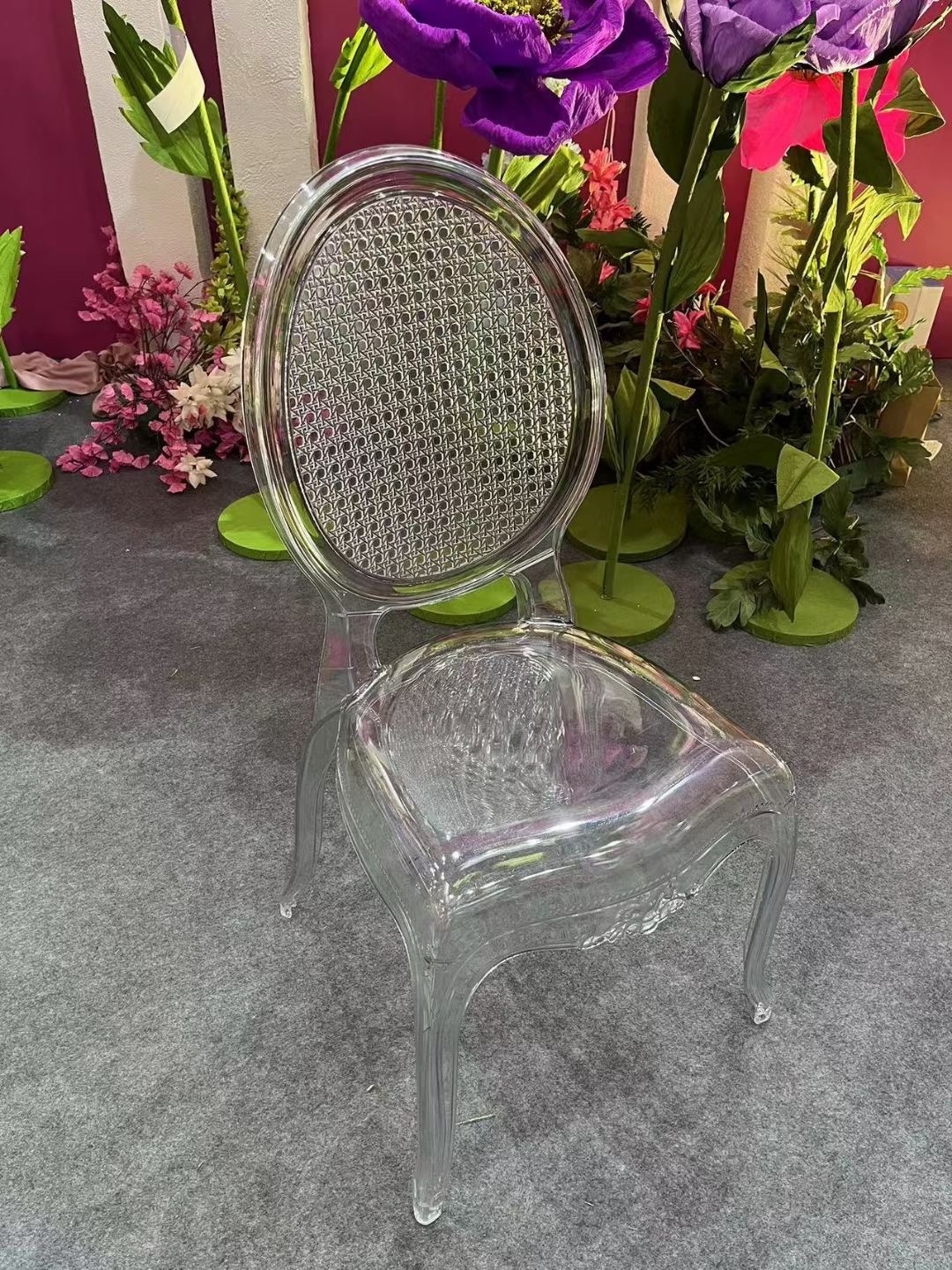 wholesale stacking banquet hall chairs clear acrylic chair for events