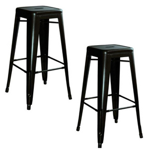 Factory Direct Cheap Durable Metal Cafe Chairs Industrial Style Restaurant Bar Metal Chairs With Tables