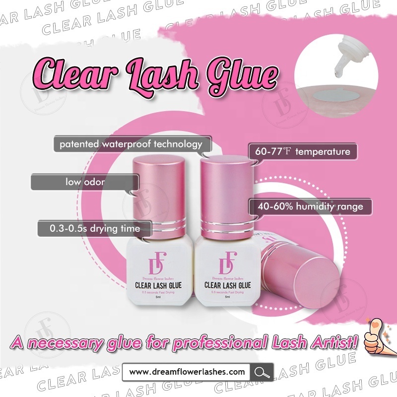 Hot Sale Eyelash Extension Glue For Sensitive Eyes Lash Adhesive Glue Best Lash Extension Glue for Lashes