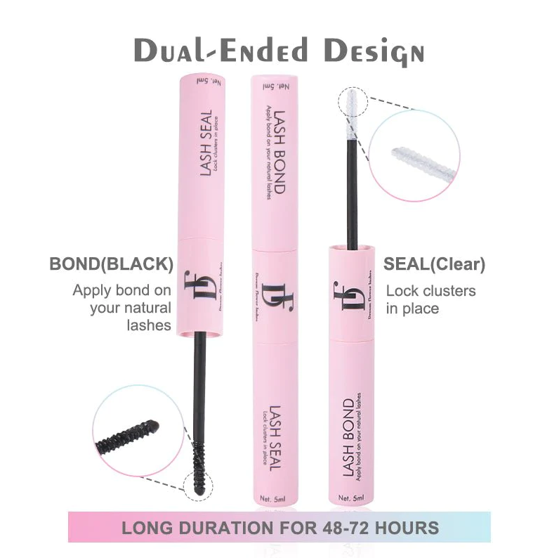 Diy Eyelash Grafting Glue Lasting 10 Days Lash Bond Water Proof Diy Lash Bond Seal Glue Strong Hold Diy Eyelash Glue