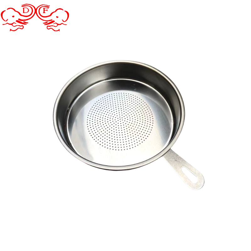 DF trading house amazon hot sale stainless steel  oil strainer oil dispenser oil can with filter and lid grease container