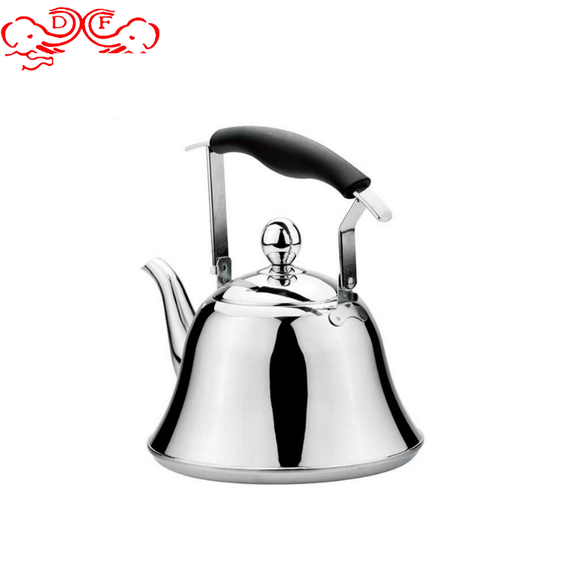 DF trading house  hot sale uu tea pot gooseneck pour over coffee kettle stainless steel gas stovetop  water kettle fast heating