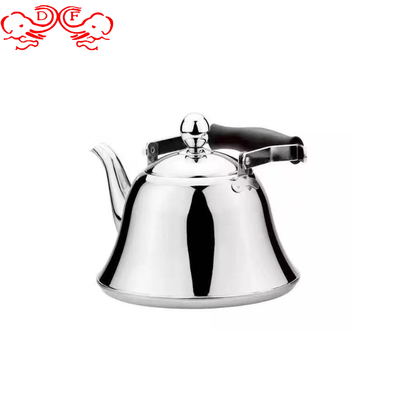 DF trading house  hot sale uu tea pot gooseneck pour over coffee kettle stainless steel gas stovetop  water kettle fast heating