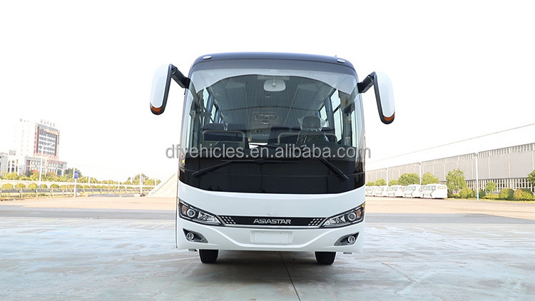 2023 Airport shuttle bus diesel cummins engine 45-60 seater double Axle coach bus on sale