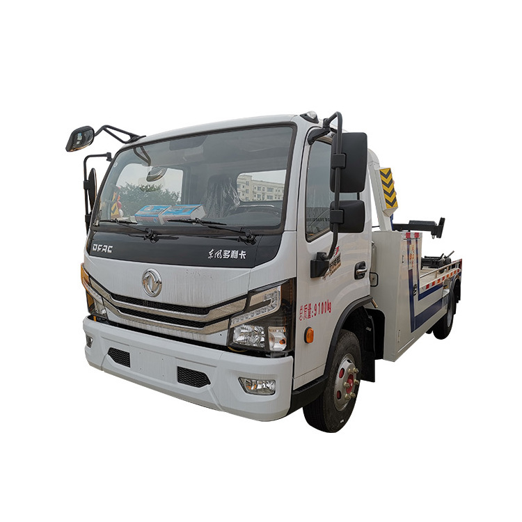 Manufactory direct Dongfeng diesel euro 5 engine 8 ton manual left steer light duty wrecker tow towing trucks model for sale