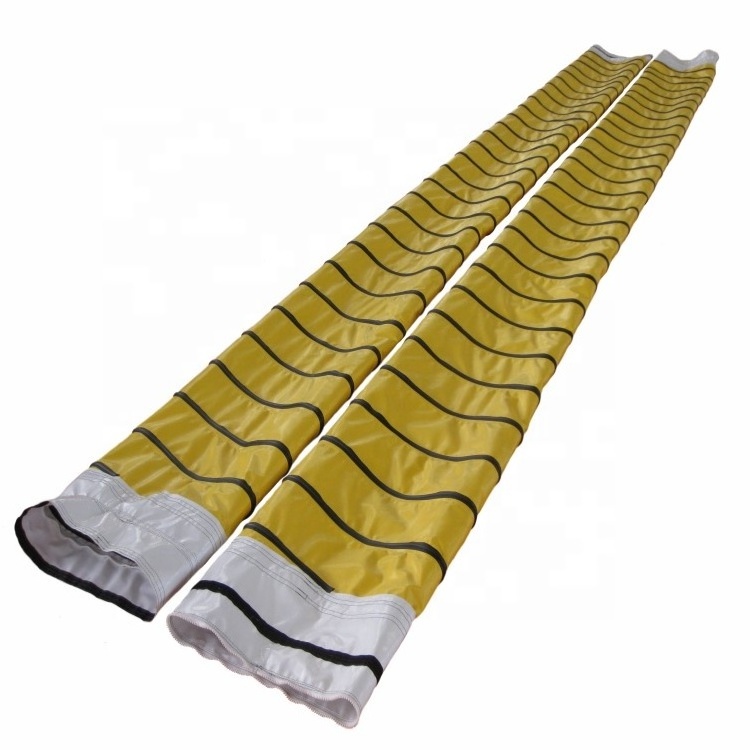 Flexible Air Conditioning Pre-conditioned Airport Ground Bridge Corridor Lay-flat Aircraft Airplane Ventilation Pca Duct Hose