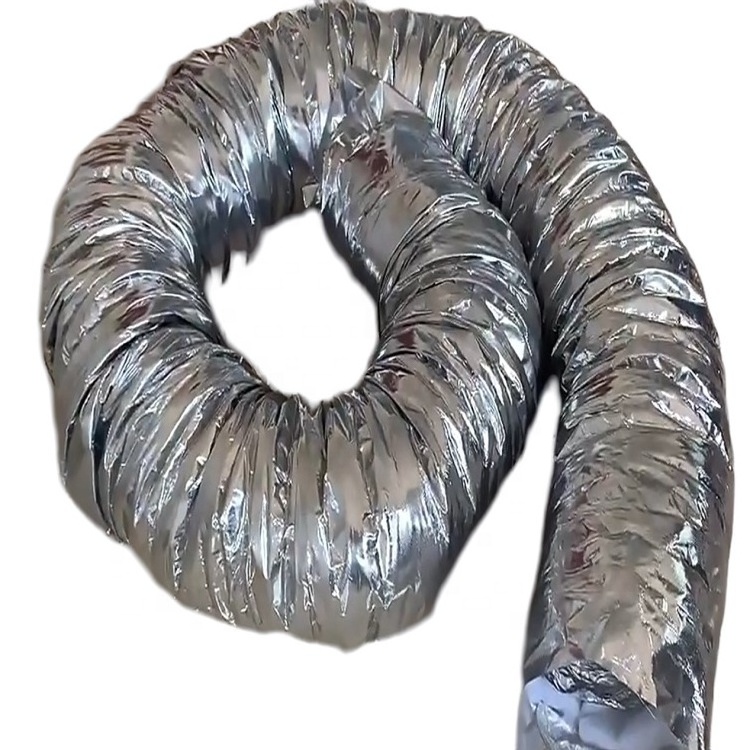 Diameter 200MM/300MM HVAC Systems Duct/hose Fiberglass Reinforced Aluminium Insulated Flexible Ducts