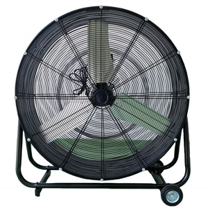 36 Inch 380w Powerful Construction Cooling 24 Inch High Velocity Heavy Duty Metal Air Circulation Drum Fan