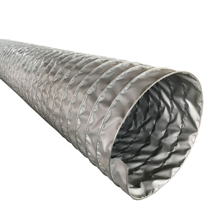 Fiberglass High Temperature Flexible Heat Resistant Duct Ventil Air Pipe