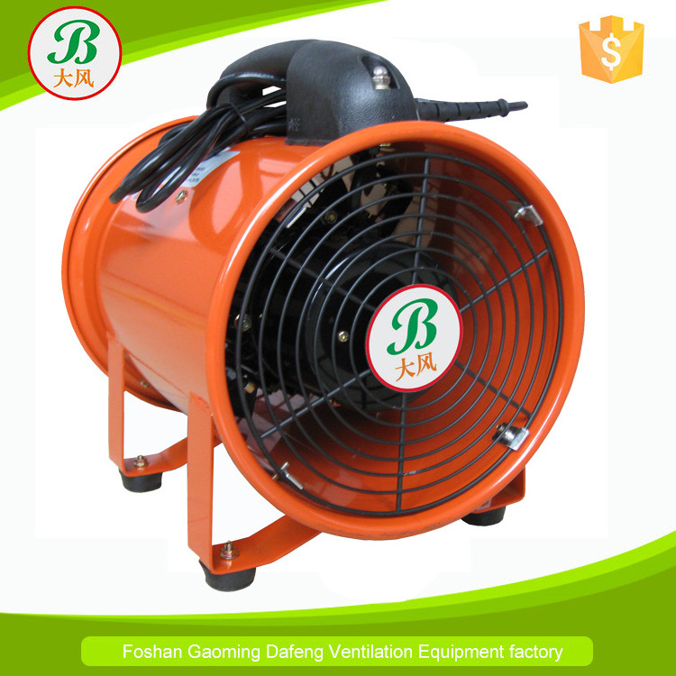 8'' ~24'' Super Speed Portable Ventilation Fans Duct Fan Axial Flow Fan AC Aluminum Push/ Press Button European Plug 50hz