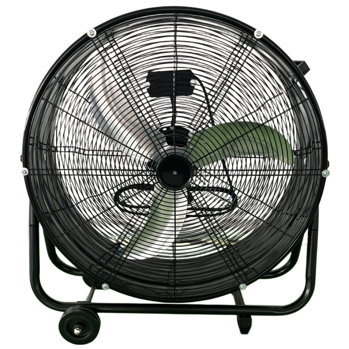 36 Inch 380w Powerful Construction Cooling 24 Inch High Velocity Heavy Duty Metal Air Circulation Drum Fan