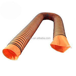 16" Negative Pressure PVC Flexible Ducting Hose With Orange Color