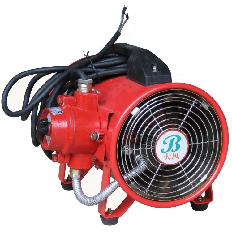 DFBT-300 High Efficiency Low Noise Portable Axial Flow Explosion Proof Ventilation Fan/ Exhaust Blower