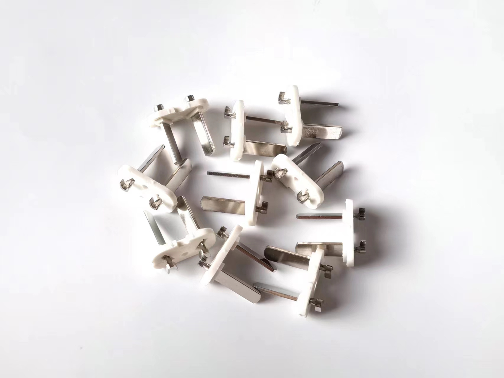 Argentina Plug Insert  Argentine two-pin plug holder  White Hollow plug insert