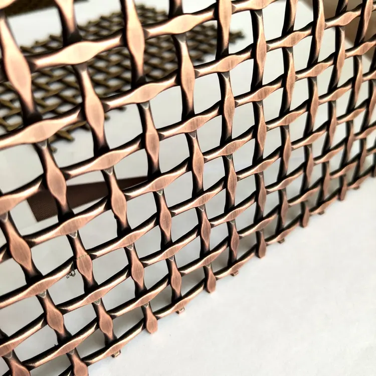 Antique Brass Plated Wire Mesh