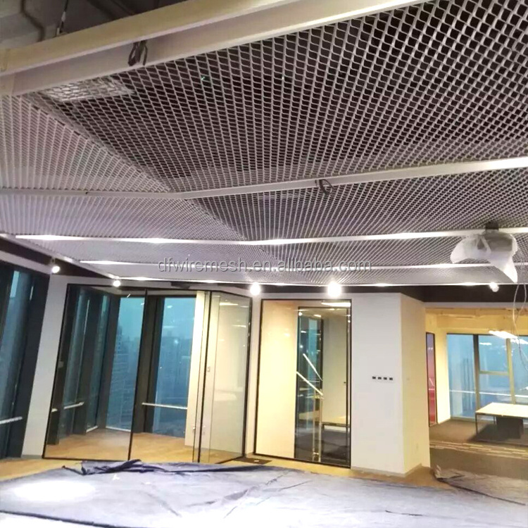 Pvc Coated Aluminum Expanded Wire Mesh Ceiling Roof Panels