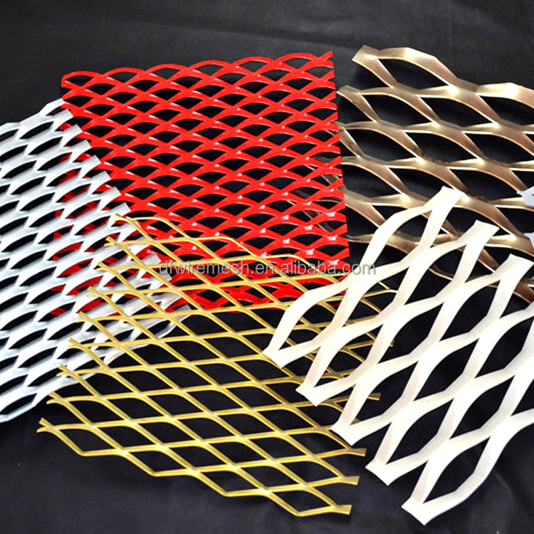 Brass / Copper Expanded Mesh with Different Opening Shape