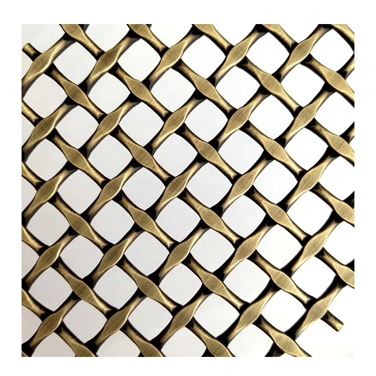 Antique Brass Plated Wire Mesh