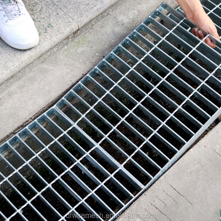 Galvanized Metal Steel Grating, Aluminum Grating, Stainless Steel Grating Walkway Platform Stair Treads Trench Drainage Cover