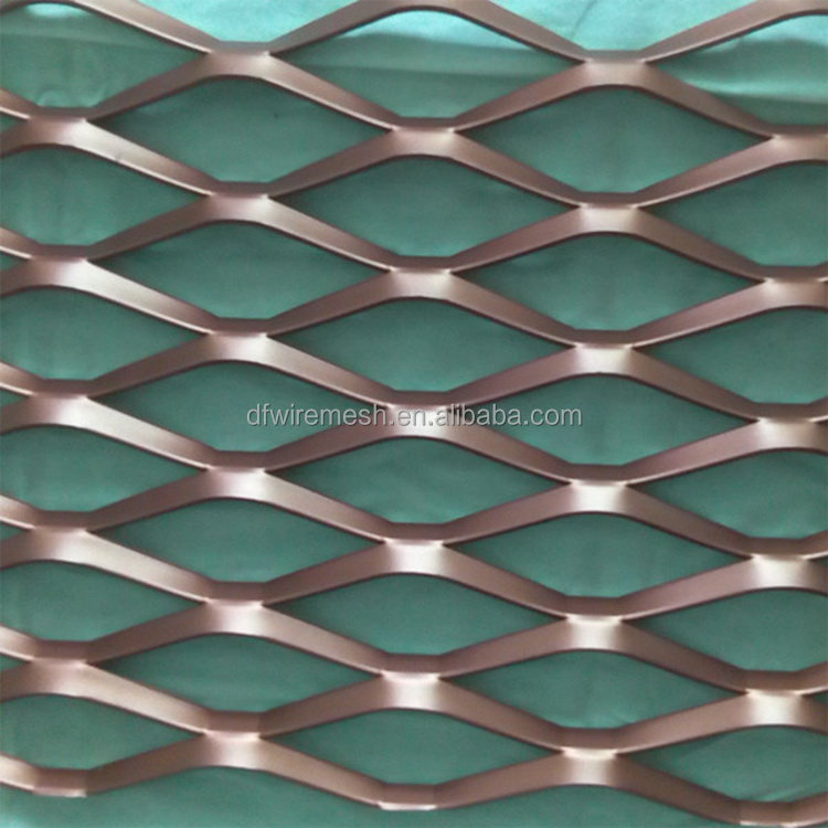 Brass / Copper Expanded Mesh with Different Opening Shape