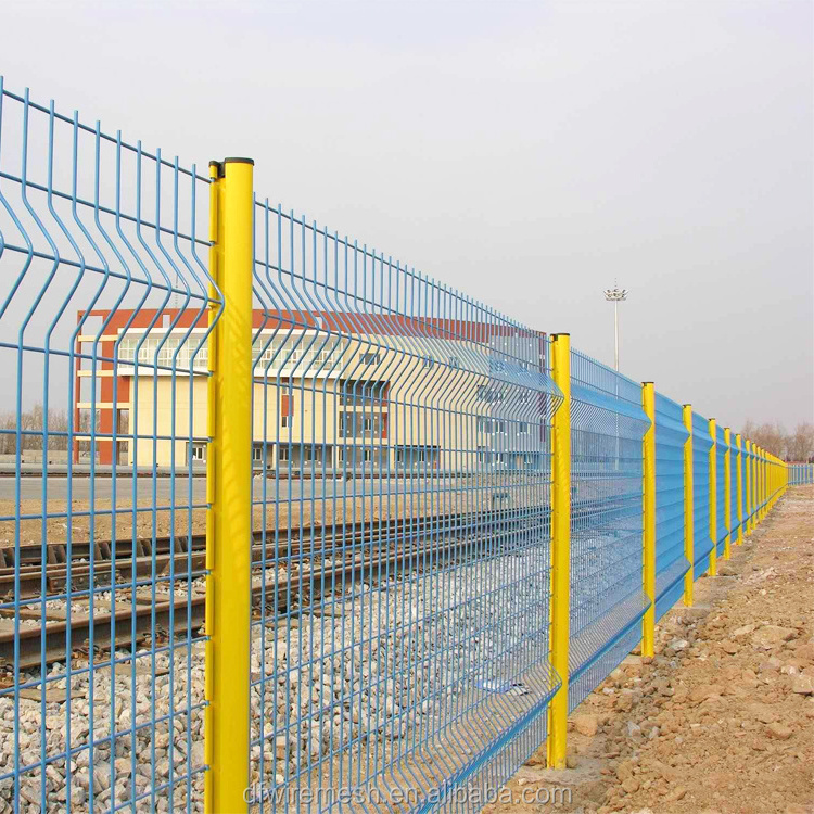 Welded Curved 3D Wire Mesh Fence 3D V Fence