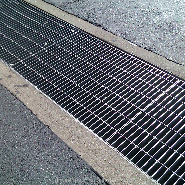 Drainage Gutter with Stainless Steel Grating Cover Price