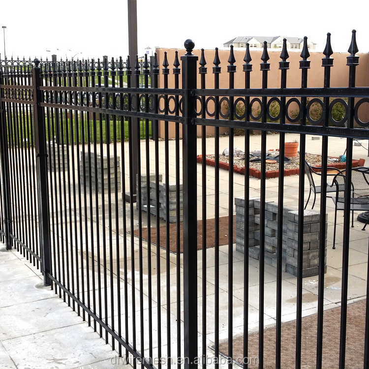 Arts and Crafts Wrought Iron Fence