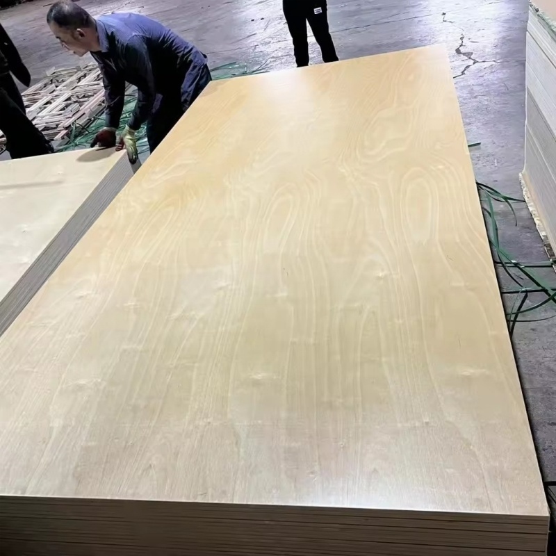 UV coated birch plywood for kitchen cabinet 4x8 3/4 with competitive price