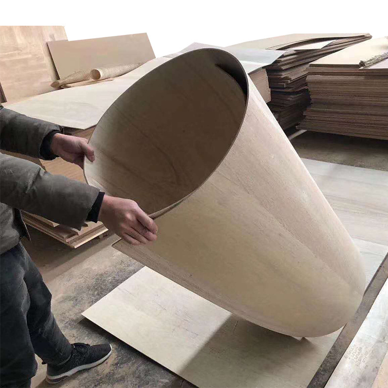 3mm 5mm 9mm Paulownia Flexible Plywood Bend Plywood For Furniture