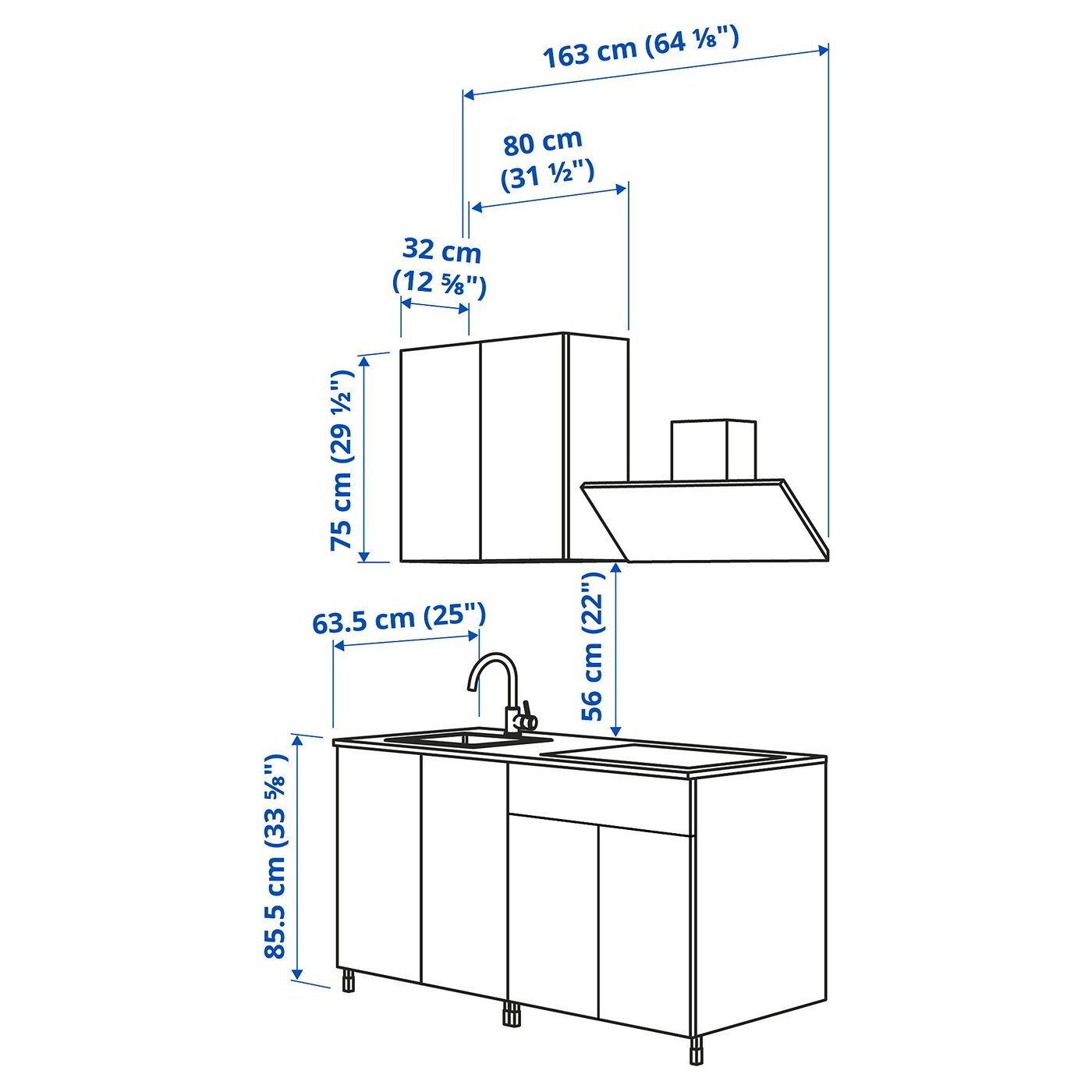 Small Kitchen Cabinet Complete Cheap price