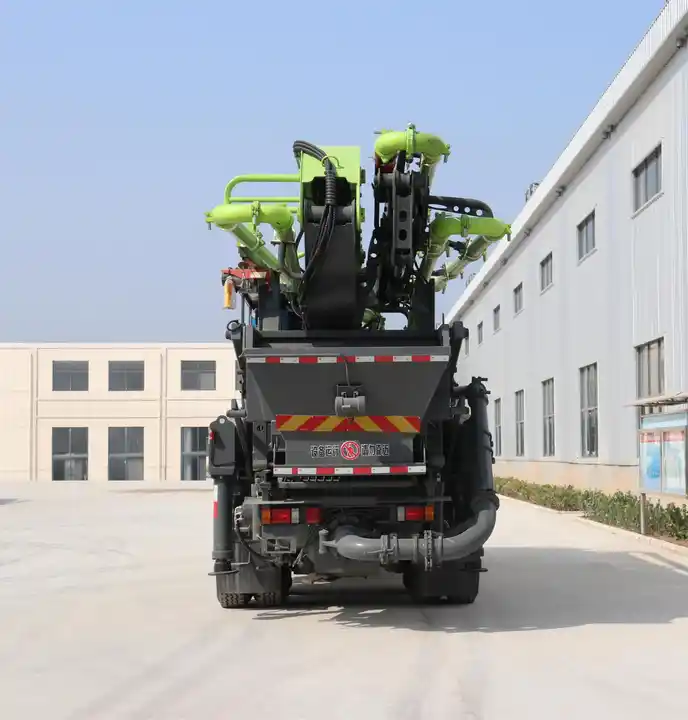 46 Meters Mixing Integrated Pump Truck Concrete Provided Motor Pump Second Hand Surplus Pump Truck Green 100 2021 Diesel