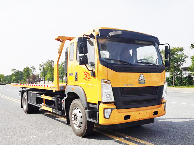 8 - 10 ton towing weight euro III IV V diesel 21m 5 ton winch recovery flatbed tow truck for sale