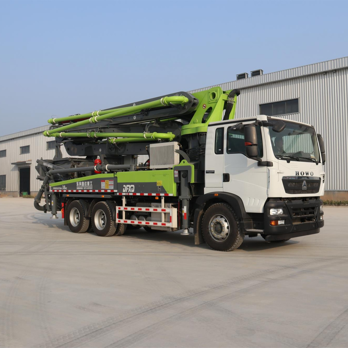 Hot Product Sinotruk Howo HB37V Vacuum Concrete Truck Pump 38m 42m 46m Boom Concrete Pump Truck For Sale