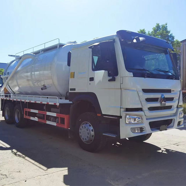 6*4 10 Wheels 20cubics Sewage Suction Vehicle Small Vacuum Sewage Suction Tanker Truck