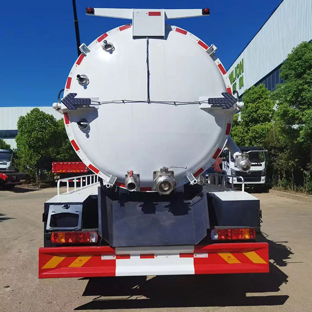 6*4 10 Wheels 20cubics Sewage Suction Vehicle Small Vacuum Sewage Suction Tanker Truck