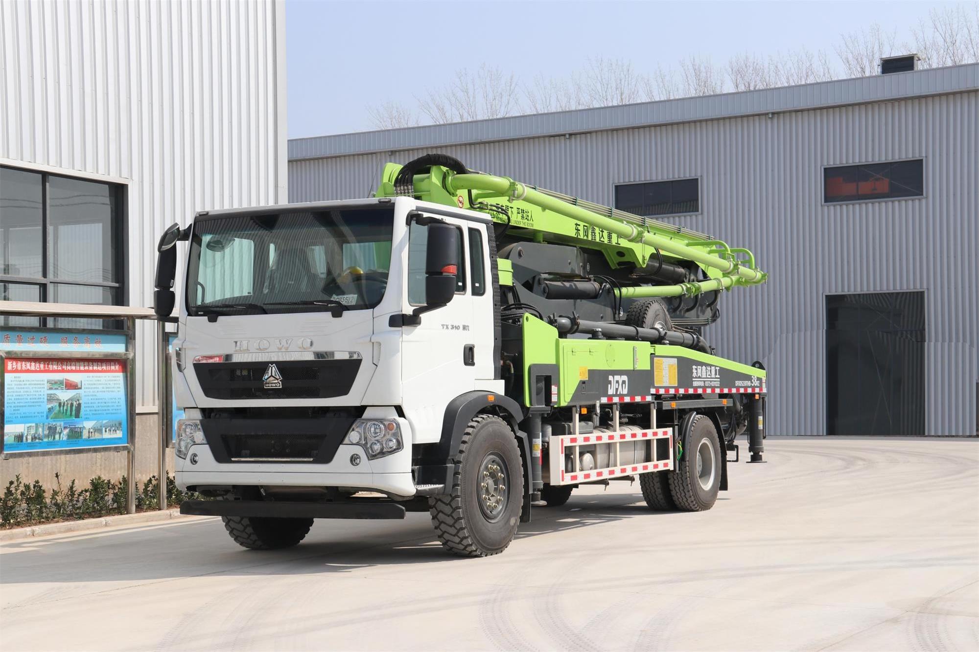 Hot Product Sinotruk Howo HB37V Vacuum Concrete Truck Pump 38m 42m 46m Boom Concrete Pump Truck For Sale