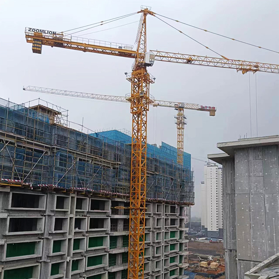 Used Tower Crane Qtz63 5610 Types of Tower Crane New Product 2020 Provided Zoomlion Tower Crane Price 80 300 22kw Construction