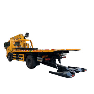 Dongfeng tianjin VR heavy duty road wrecker towing truck recovery truck with rotation boom