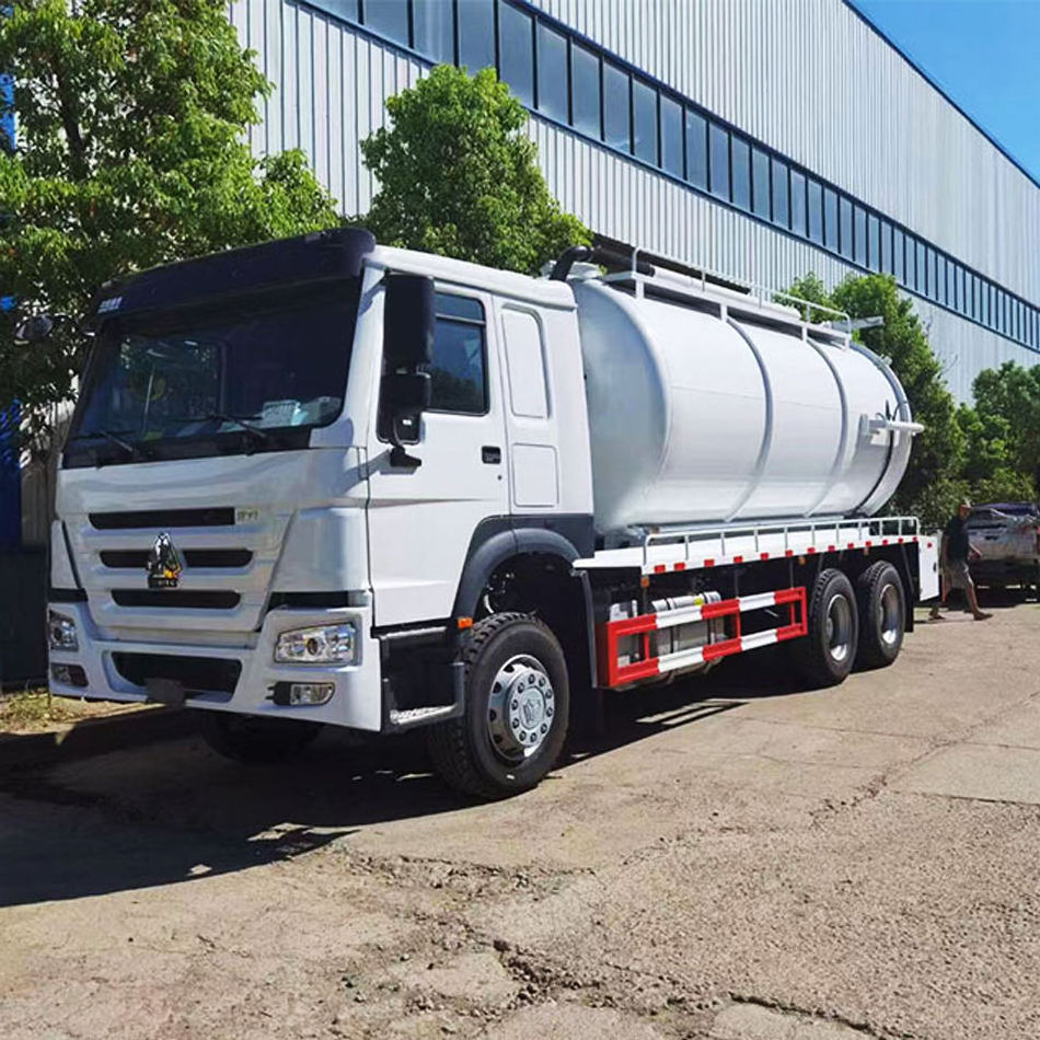 Customization 6x4 12m3 Septic Tank Vacuum Pump Sewage Suction Truck