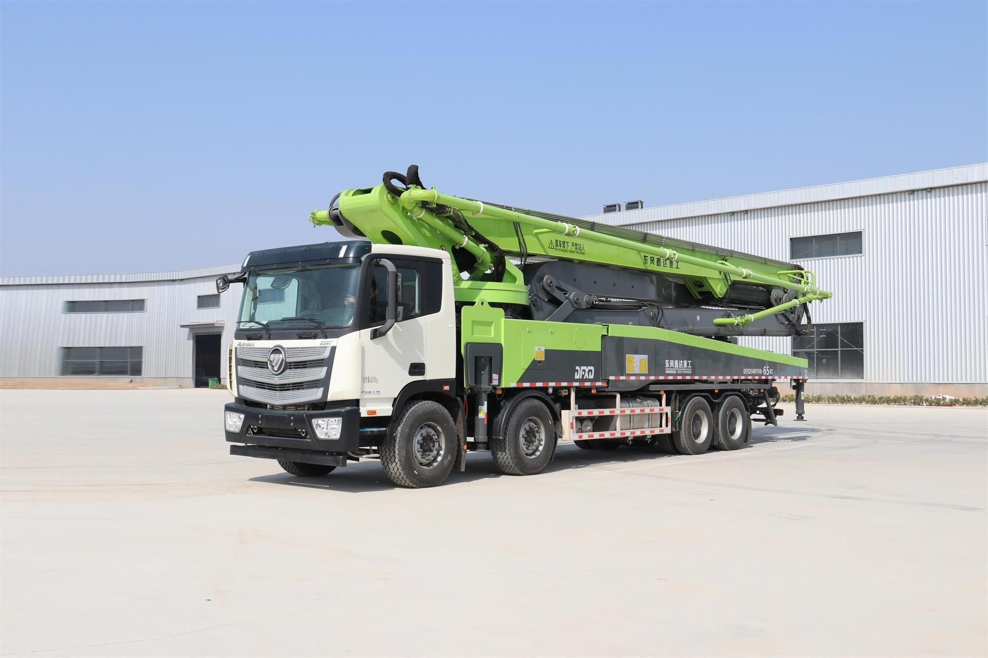 Customization 65m 180m3/H Truck Mounted Concrete Pump Large Fully Hydraulic System Concrete Pump Truck For Sale