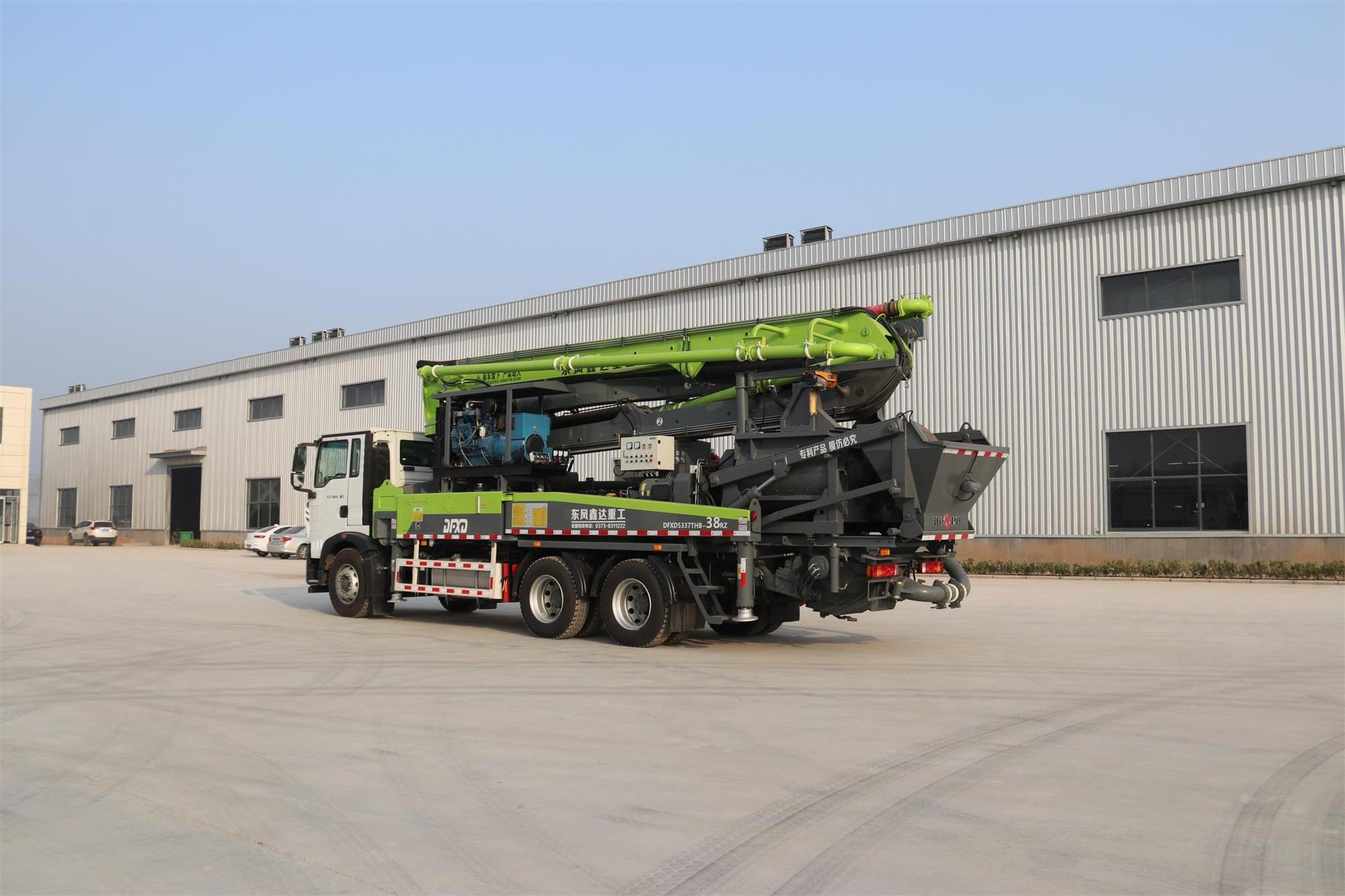 Concrete Boom Pump Hot Sale 38m Schwing Germany Concrete Pumps Provided Mobile Concrete Pump Japan Pump Truck Sinotruk Howo 33M