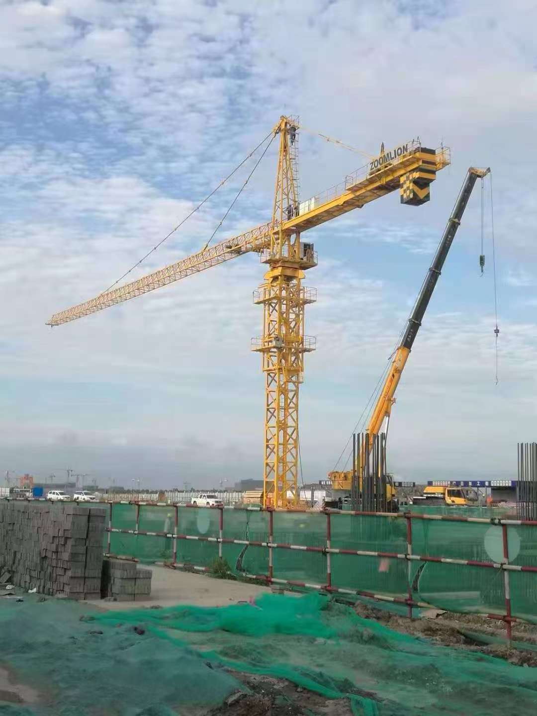 Topkit Tower Crane Tower Cranes ZOOMLION Tower Cranes New Factory Made 6 Ton 60m Jib Length 12 New Product Provided Construction