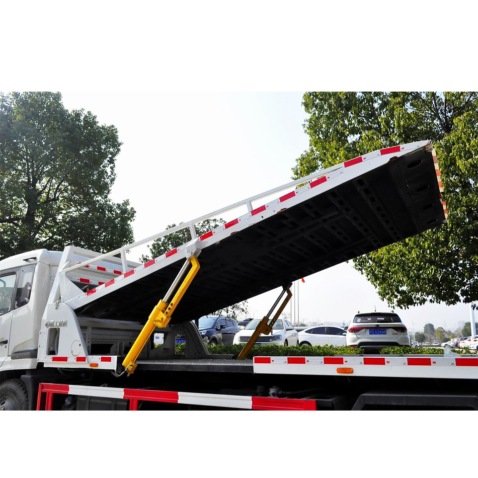 Dongfeng 8 To 10 Ton 4*2 Used Recovery Truck Flatbed Wrecker Tow Trucks For Sale