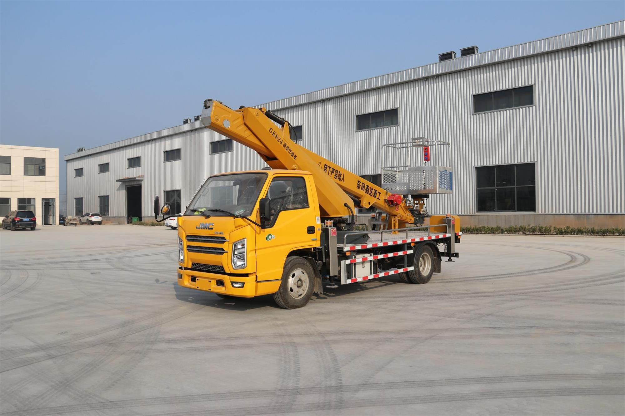 27m high-altitude operation truck manlift machine aerial platform mounted lifts bucket truck