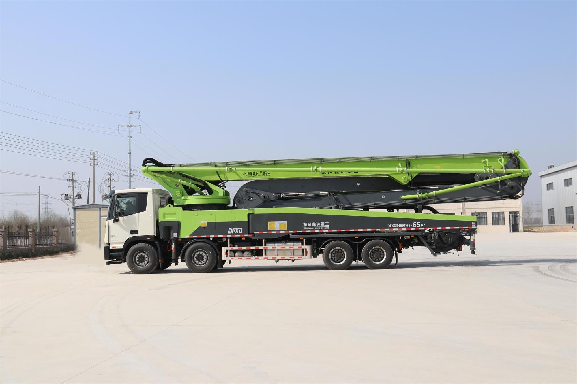 Customization 65m 180m3/H Truck Mounted Concrete Pump Large Fully Hydraulic System Concrete Pump Truck For Sale