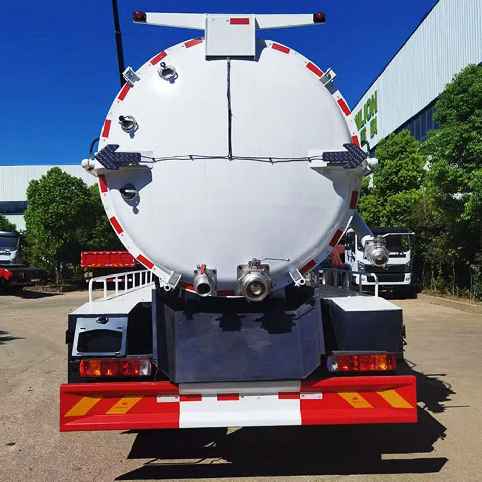 Customization 6x4 12m3 Septic Tank Vacuum Pump Sewage Suction Truck