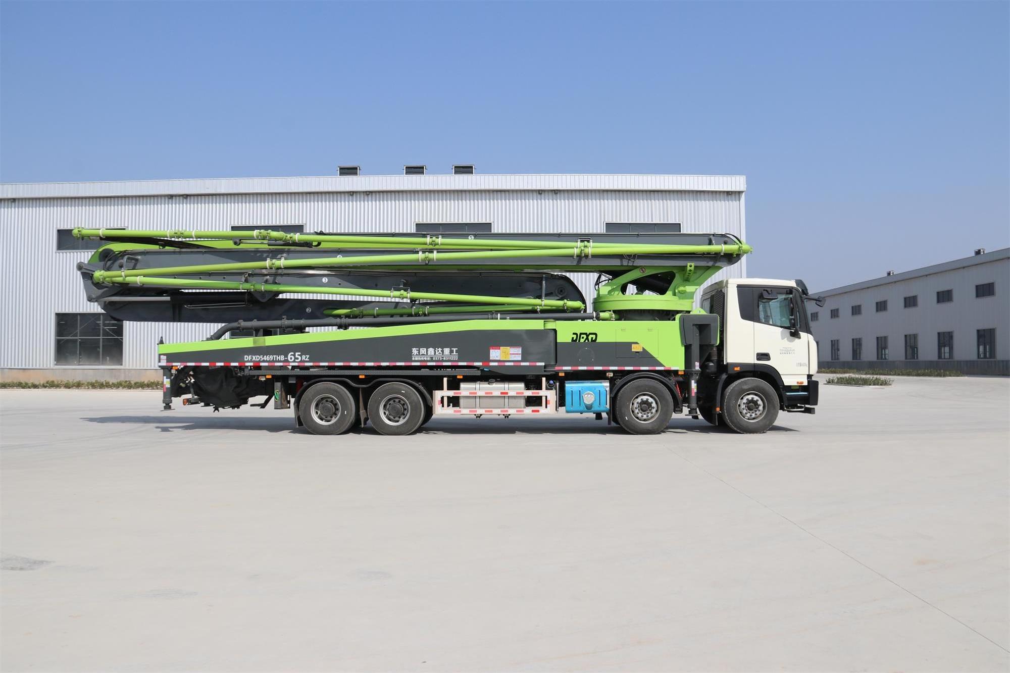 Customization 65m 180m3/H Truck Mounted Concrete Pump Large Fully Hydraulic System Concrete Pump Truck For Sale