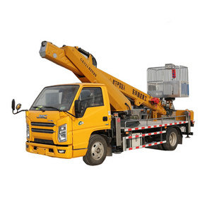 27m high-altitude operation truck manlift machine aerial platform mounted lifts bucket truck