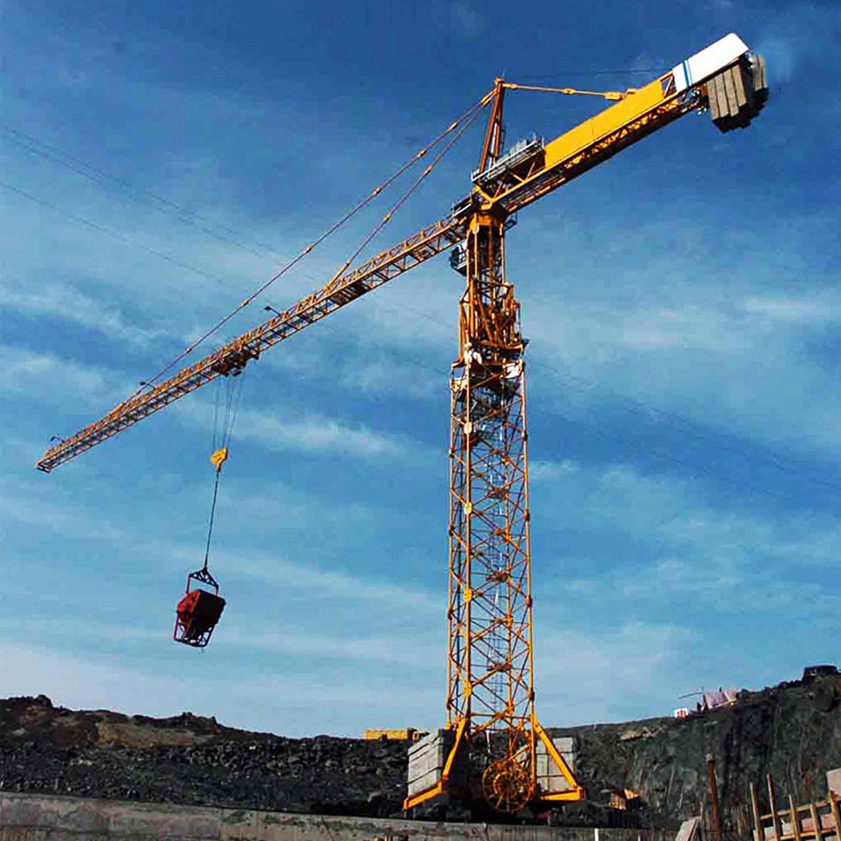 New Model Flat-top Tower Crane Level Luffing Crane Used Tower Crane in Dubai 12 New Product Provided Zoomlion Construction 53000